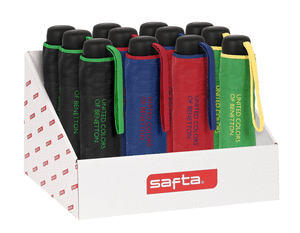 EXP. PARAGUAS JUVENIL PLEGABLE MANUAL 54 CM BENETTON