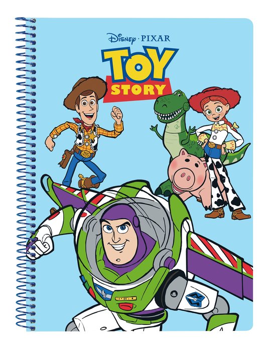 LIBRETA A5 TAPAS DURAS 80 H. TOY STORY READ
