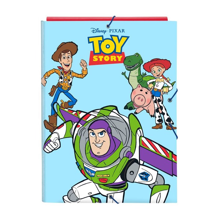 CARPETA FOLIO GOMAS SOLAPAS TOY STORY READY
