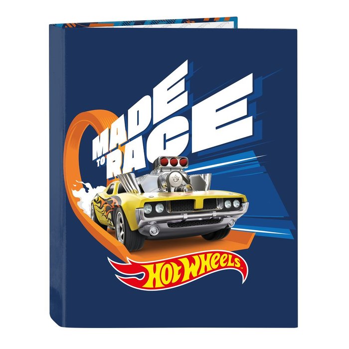 CARPETA FOLIO 4 ANILLAS MIXTAS HOT WHEELS S