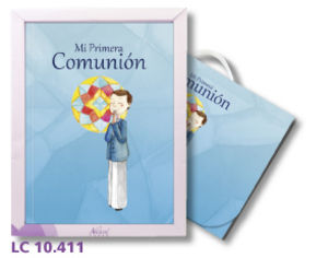 LIBRO COMUNION MALETIN LC10411 NIÑO NATURAL