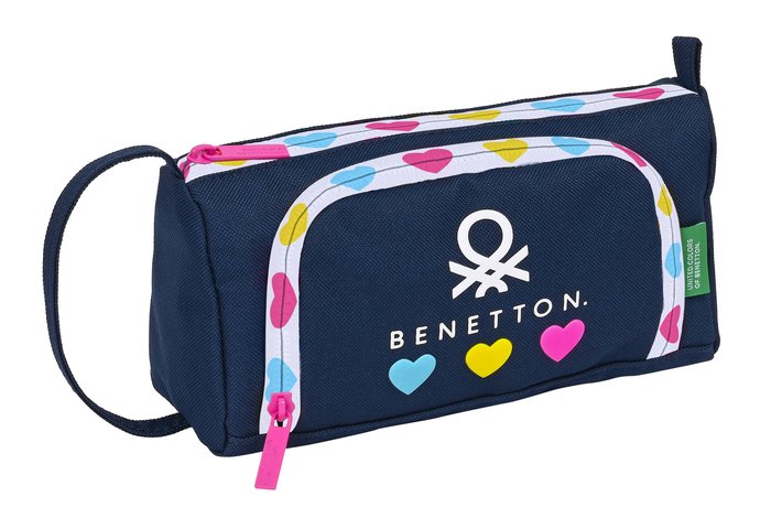 PORTATODO CON BOLSILLO DESPLEGABLE LLENO BENETTON LOVE