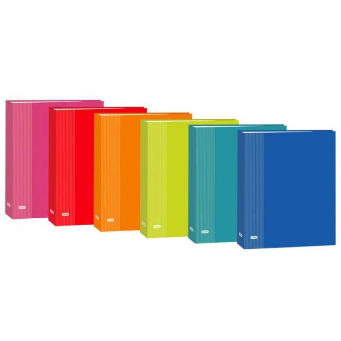 CARPETAS FOLIO 2anillas 40mm ELBA CARTON PLASTICO COLORES SURTIDOS