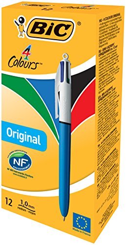 Bolígrafo bic 4 colores