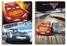 [8412688278831] LIBRETA A4 TAPA DURA 80 H. CARS LET´S RACE
