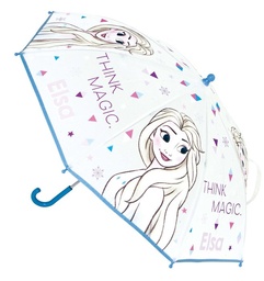 [8412688475957] PARAGUAS INFANTIL MANUAL 46 CM AZUL FROZEN