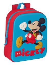 [8412688535651] MOCHILA GUARDERIA 3D CUADRADA MICKEY
