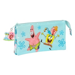 [8412688483662] PORTATODO TRIPLE BOB ESPONJA STAY POSTIVE