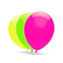 [8421332504707] GLOBOS 28 CM Ø BOLSA 100 UNIDADES FLUORESCE