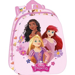 [8412688552986] MOCHILA GUARDERIA 3D PRINCESAS DISNEY